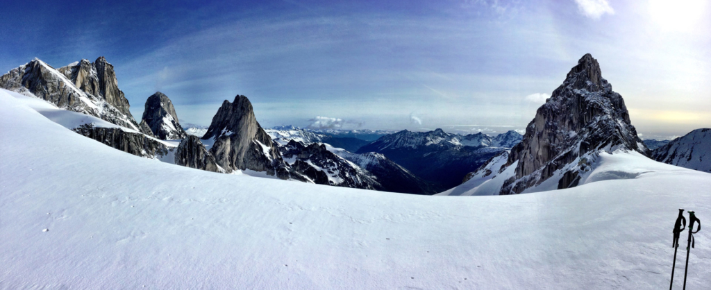 Photo: Taking in the beauty of the Bugaboos in April
