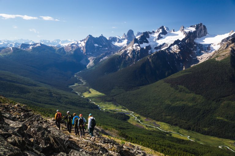 Photo: Taylor Burk | Hiking around CMH Bugaboos