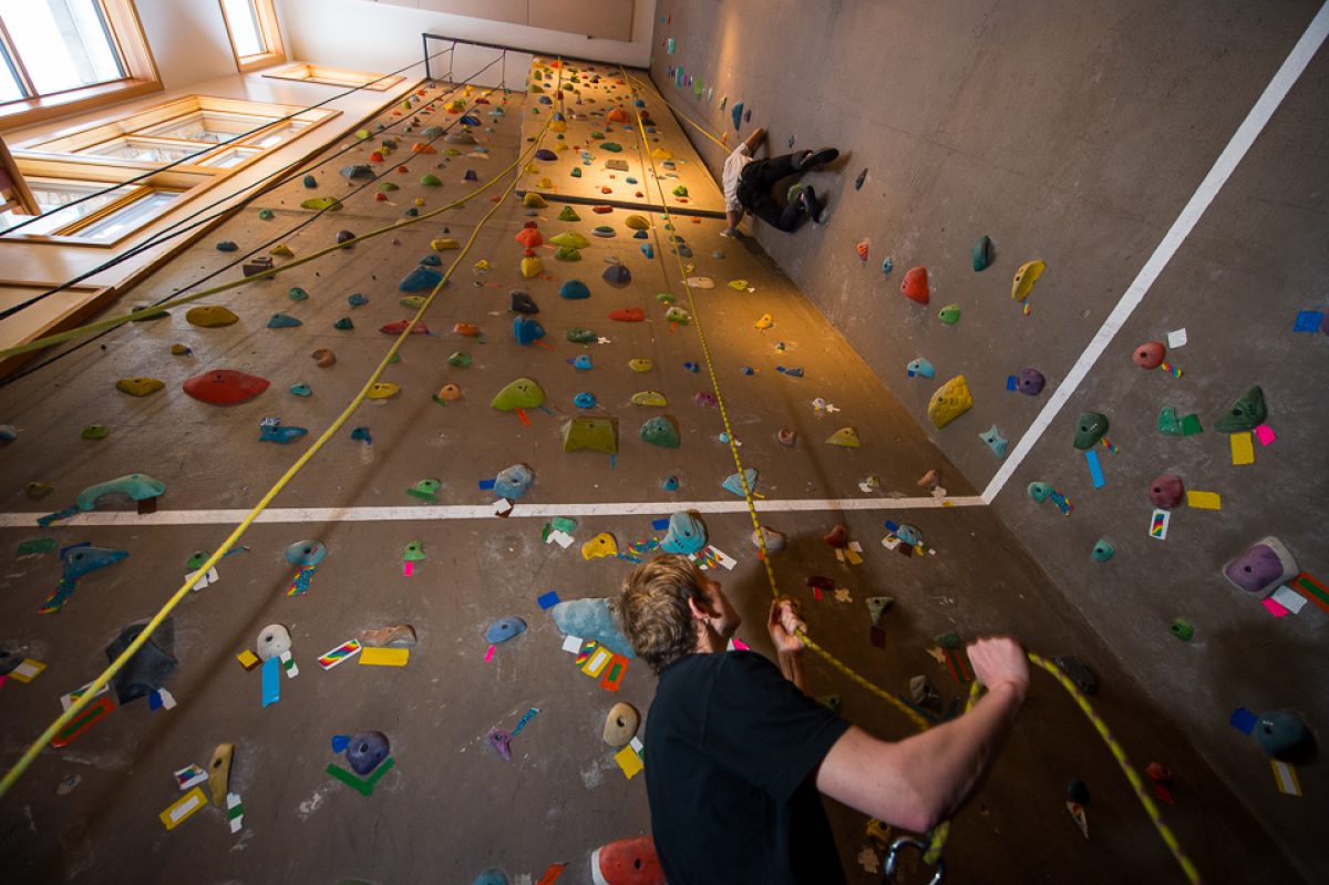 A climbing wall where you'd least expect it | Stories - CMH Heli