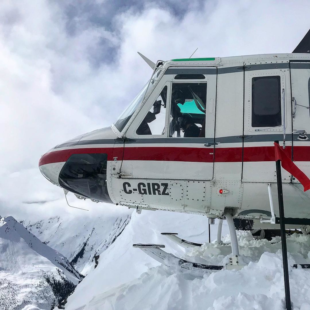 Heli-Skiing in April at CMH 
