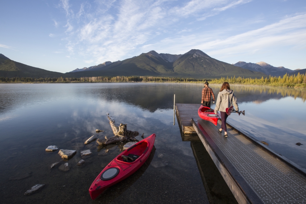 things to do in Banff in summer - canoeing and kayaking in Banff